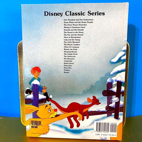 WALT DISNEY WINNIE THE POOH VINTAGE 1986 CLASSIC SERIES HARDCOVER BOOK LIKE NEW - Picture 2 of 11